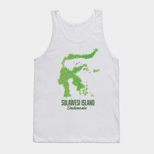 Sulawesi island Indonesia Tank Top